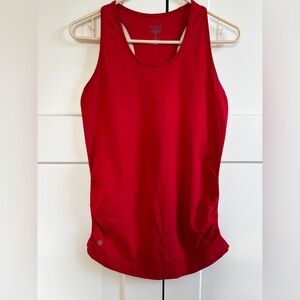 Athleta Red Speedlight Seamless Racerback Tank Top